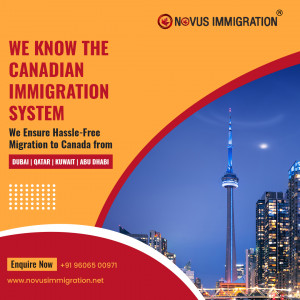 Speak with our Canada immigration consultants in Dubai, Kuwait, Qatar, Abu Dhabi, & India which provides the quickest and safest immigration services to Canada. We are there to help you find the right visa and solve all the necessary problems arising while the immigration process. Please visit novusimmigration.net